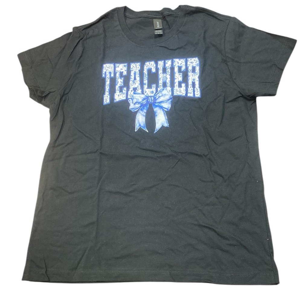 NWOT Pack‎ Of 3 Teacher Graphic Tees L F92